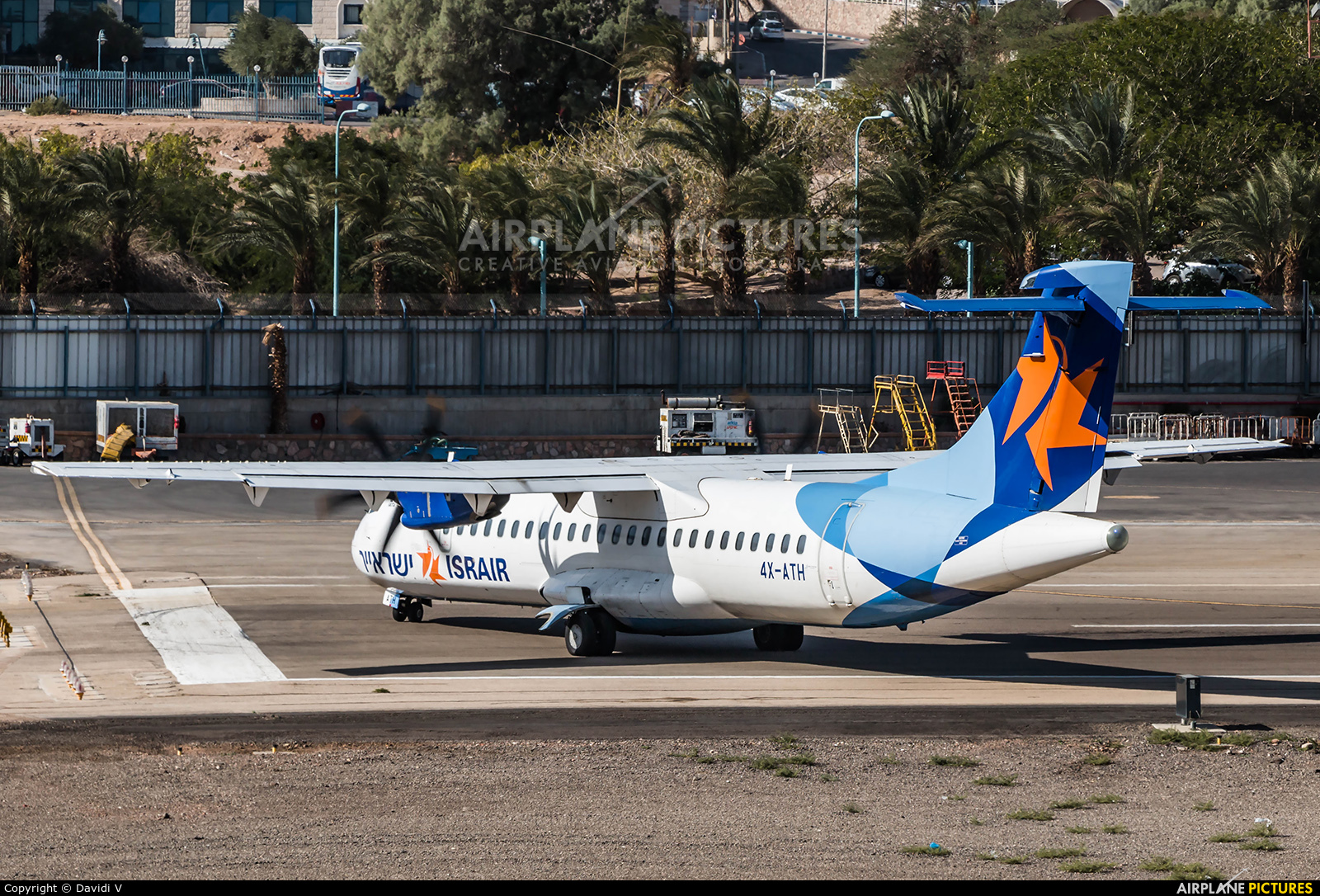Israir Airlines 4X-ATH aircraft at Eilat - J. Hozman