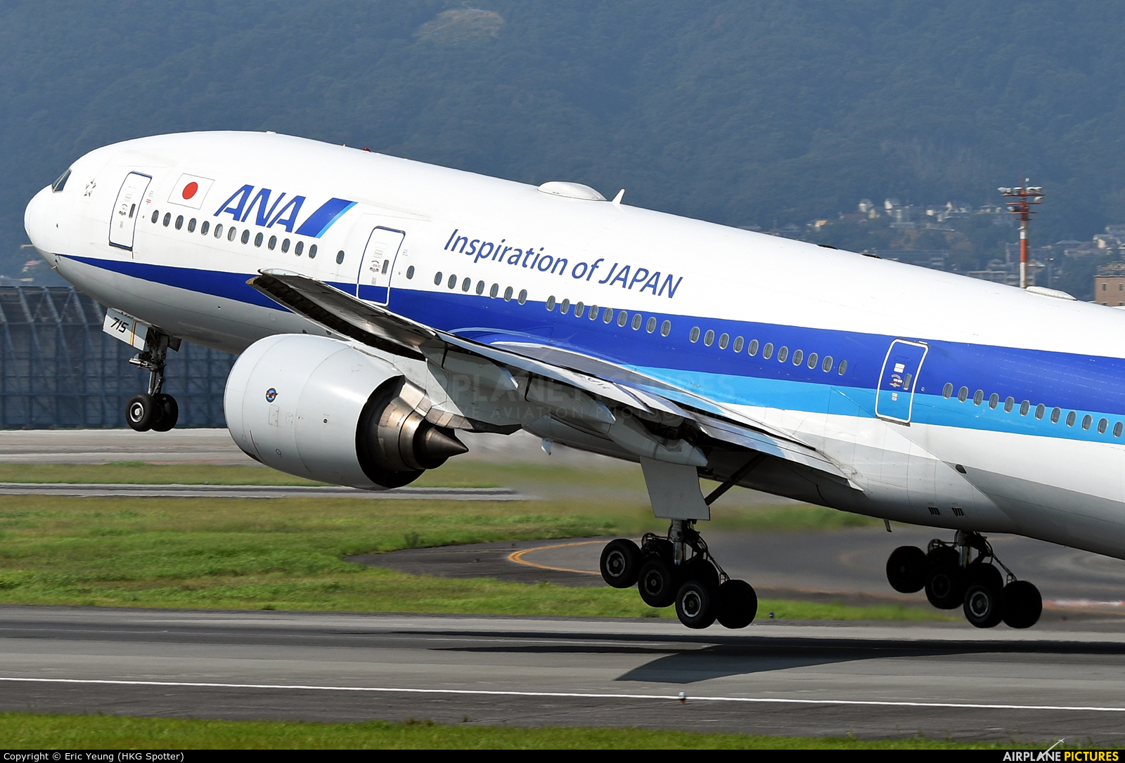 ANA - All Nippon Airways JA715A aircraft at Osaka - Itami Intl