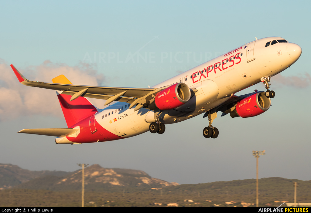 Iberia Express EC-LYM aircraft at Palma de Mallorca