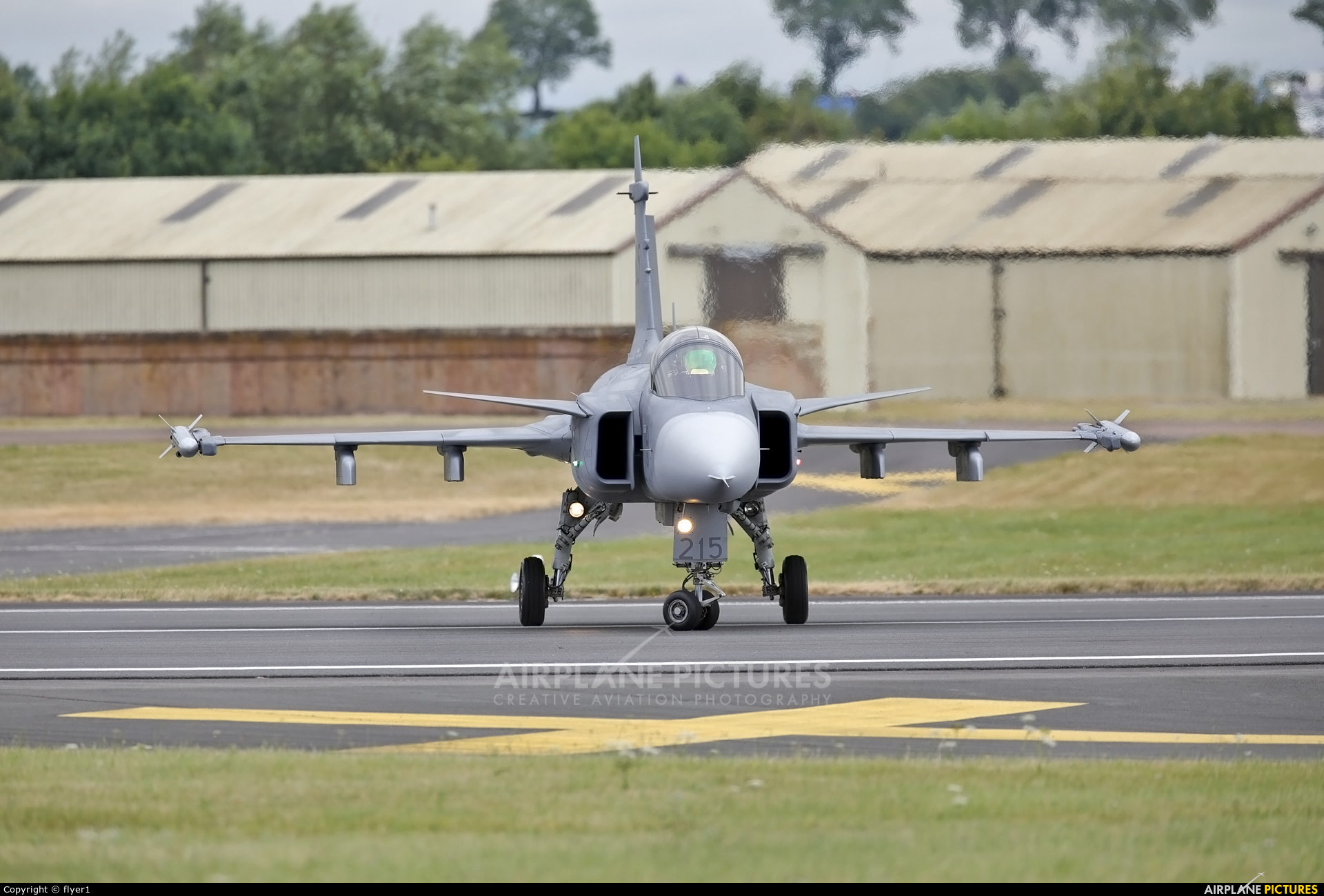 Sweden - Air Force 215 aircraft at Fairford