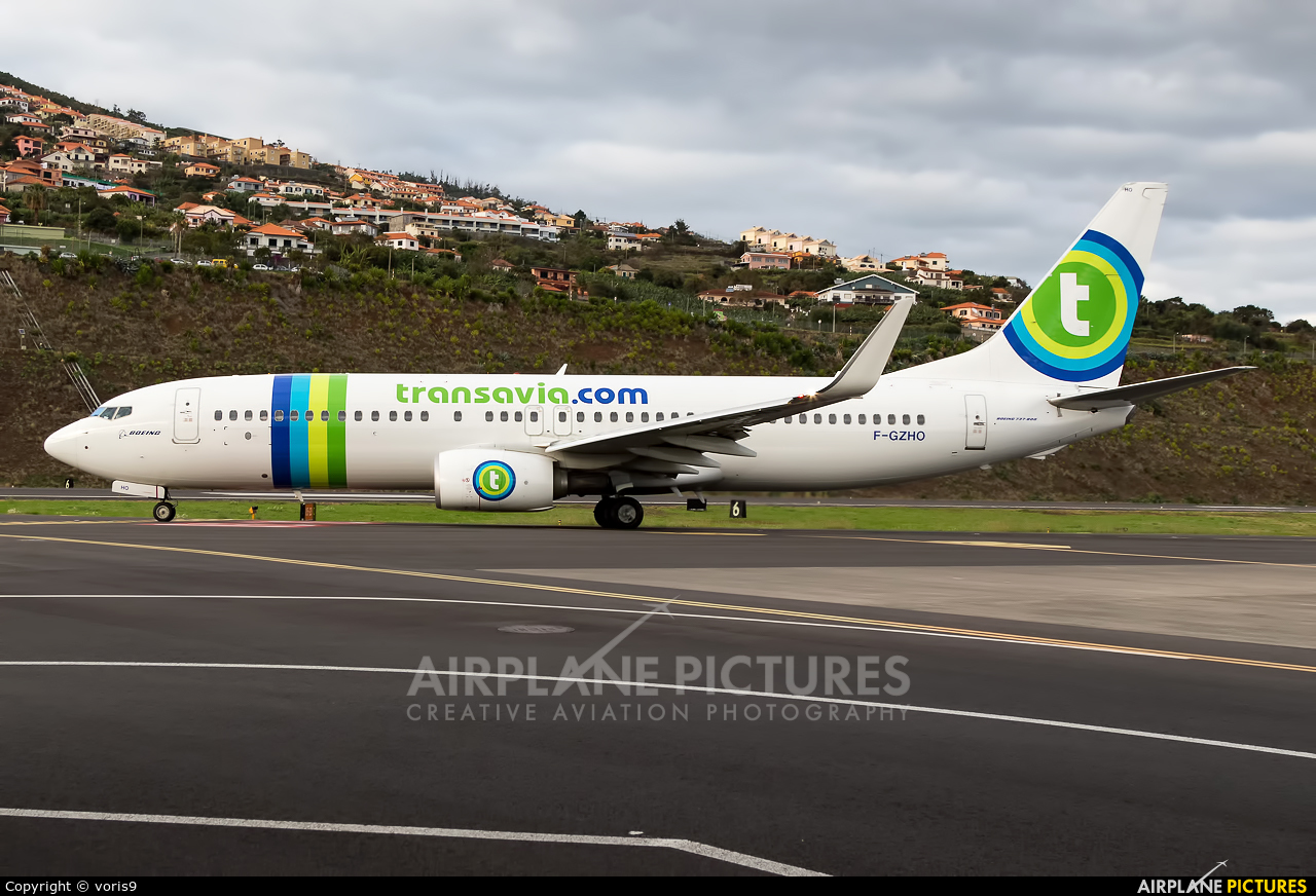 Transavia F-GZHO aircraft at Madeira