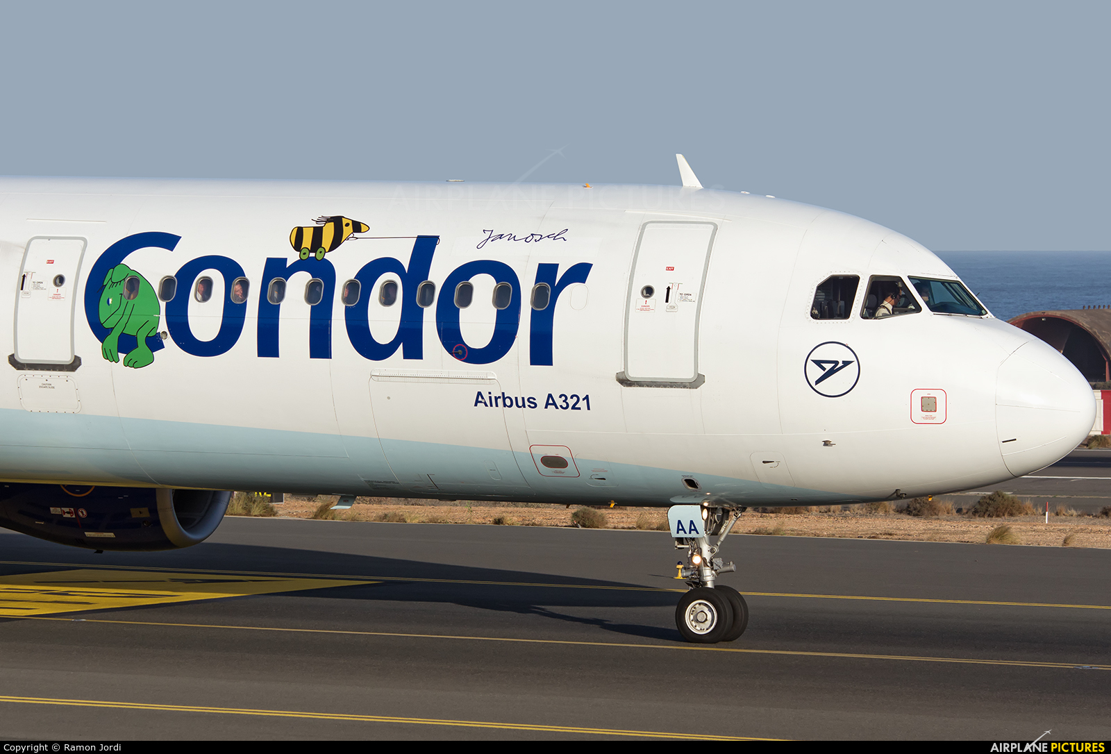 Condor D-AIAA aircraft at Las Palmas de Gran Canaria