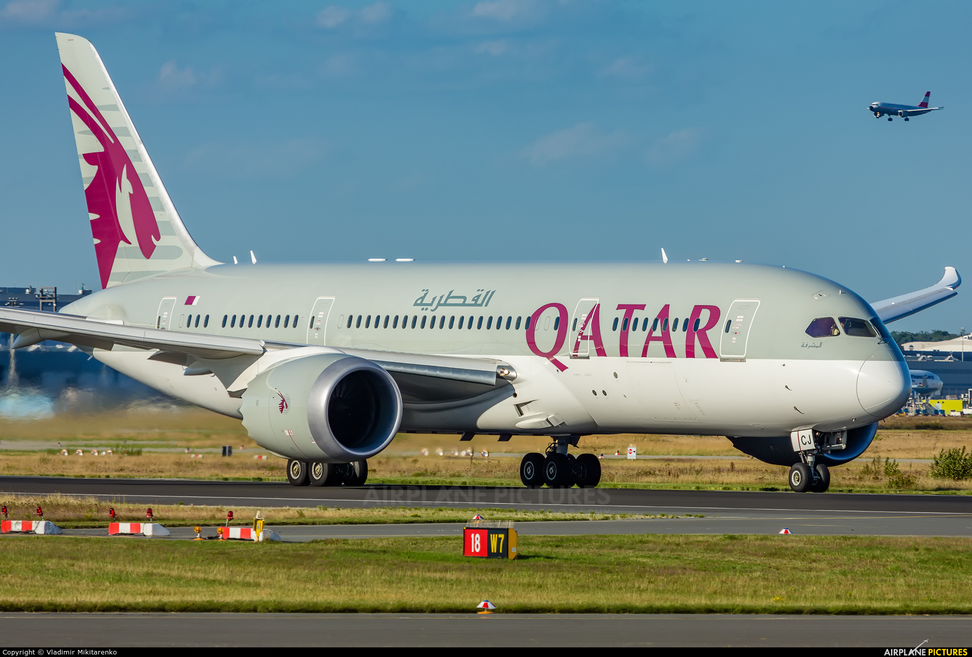 Qatar Airways A7-BCJ aircraft at Frankfurt