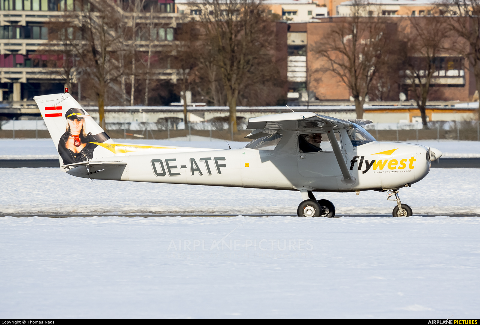 Private OE-ATF aircraft at Innsbruck