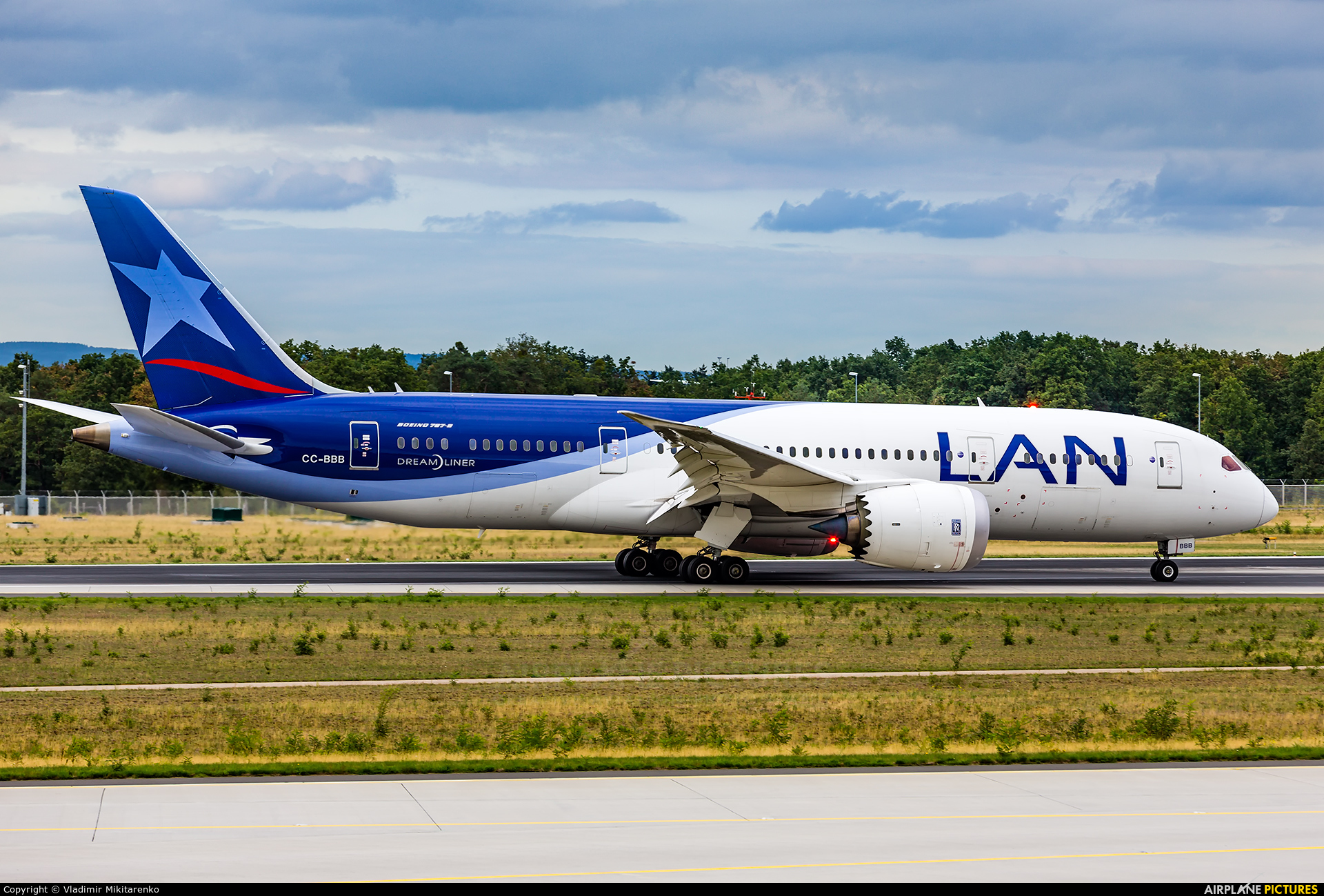 LAN Airlines CC-BBB aircraft at Frankfurt
