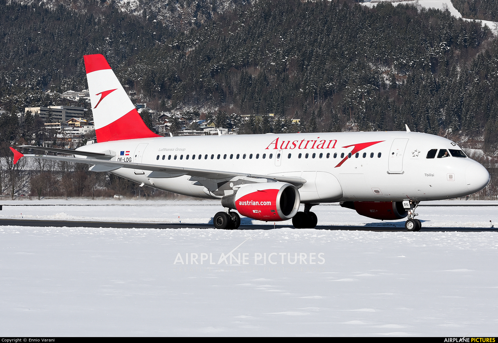 Austrian Airlines/Arrows/Tyrolean OE-LDG aircraft at Innsbruck