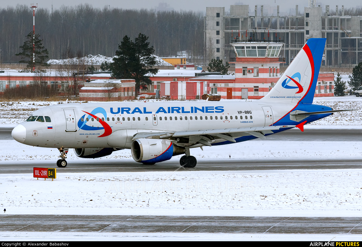 Ural Airlines VP-BBG aircraft at St. Petersburg - Pulkovo