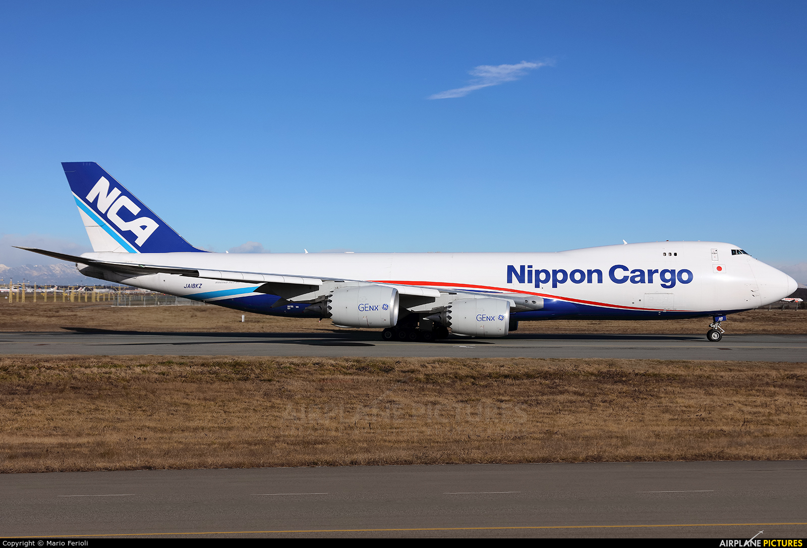 Nippon Cargo Airlines JA18KZ aircraft at Milan - Malpensa