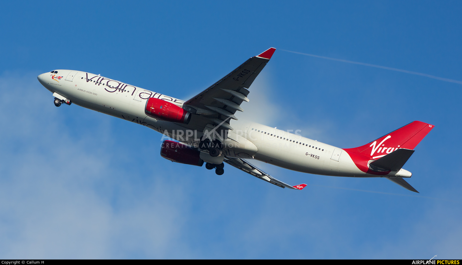 Virgin Atlantic G-VKSS aircraft at London - Heathrow