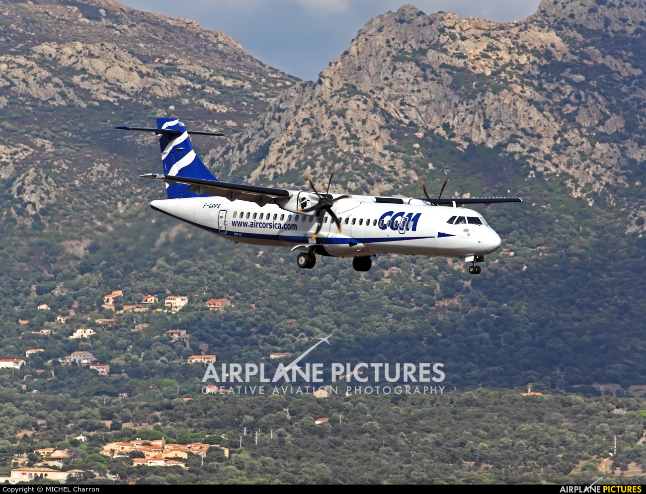 CCM Airlines F-GRPX aircraft at Calvi - Sainte-Catherine