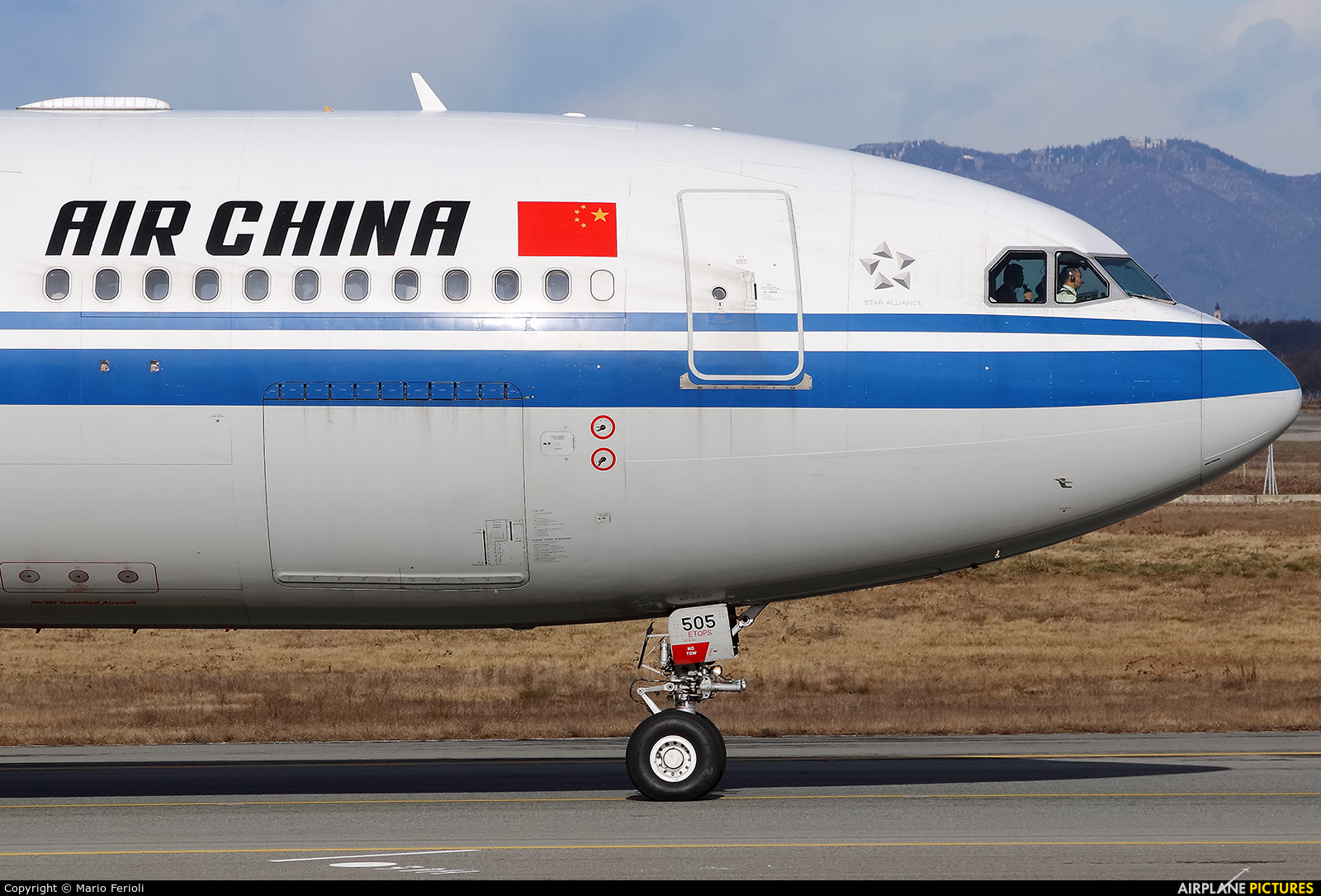 Air China B-6505 aircraft at Milan - Malpensa