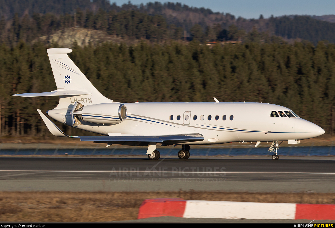 Rely AS LN-RTN aircraft at Trondheim - Vaernes