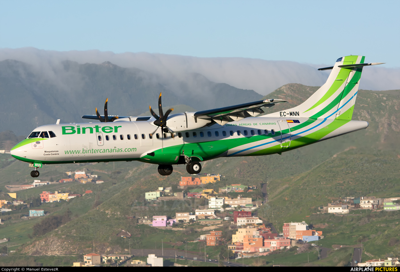 Binter Canarias EC-MNN aircraft at Tenerife Norte - Los Rodeos