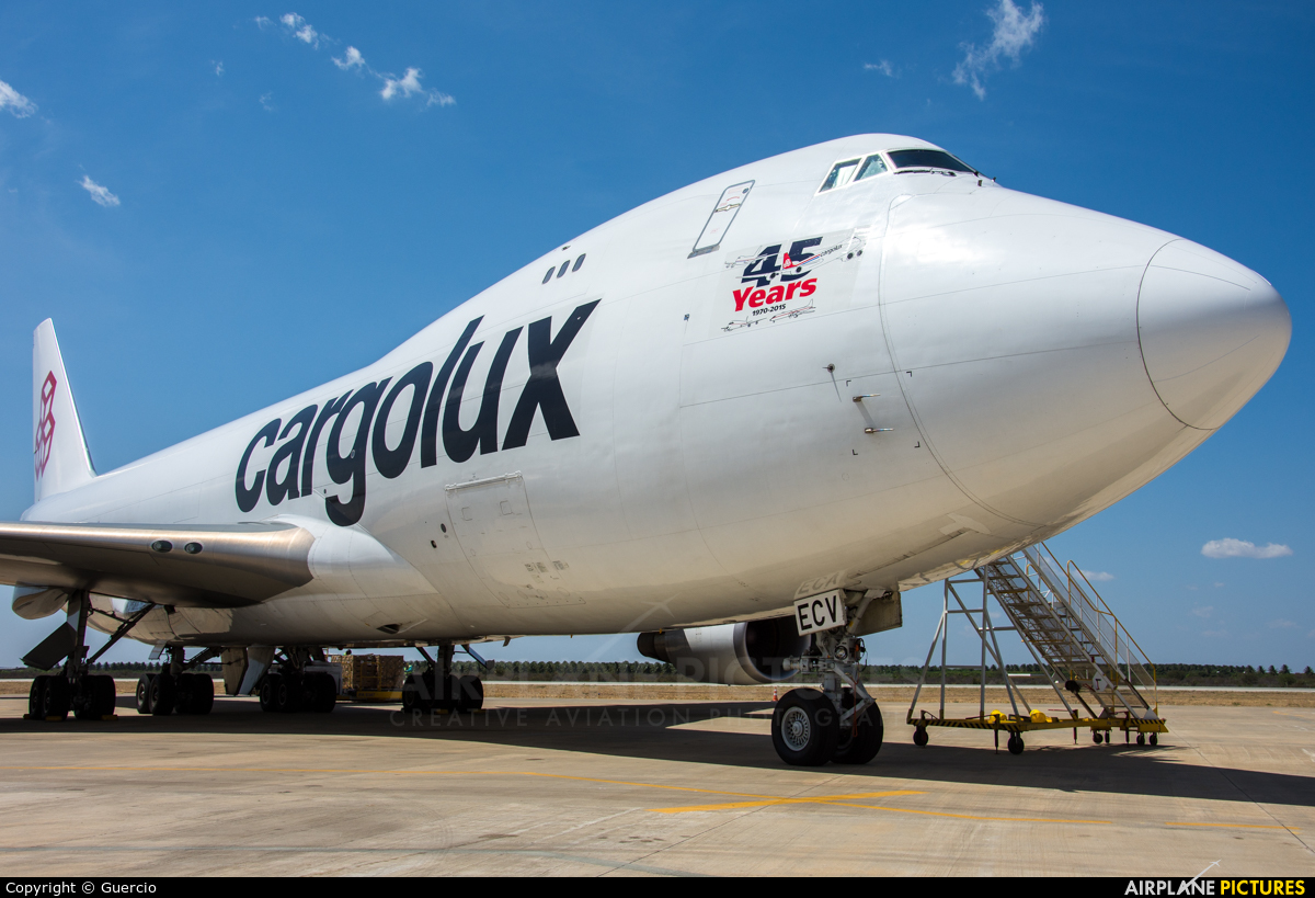 Cargolux LX-ECV aircraft at Petrolina