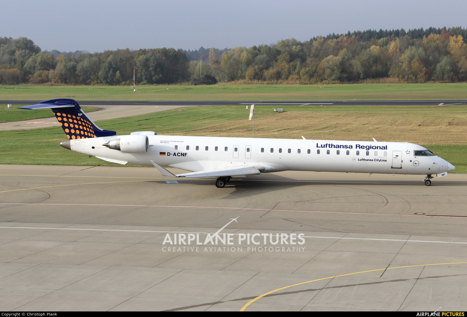 Lufthansa Regional - CityLine D-ACNF aircraft at Friedrichshafen