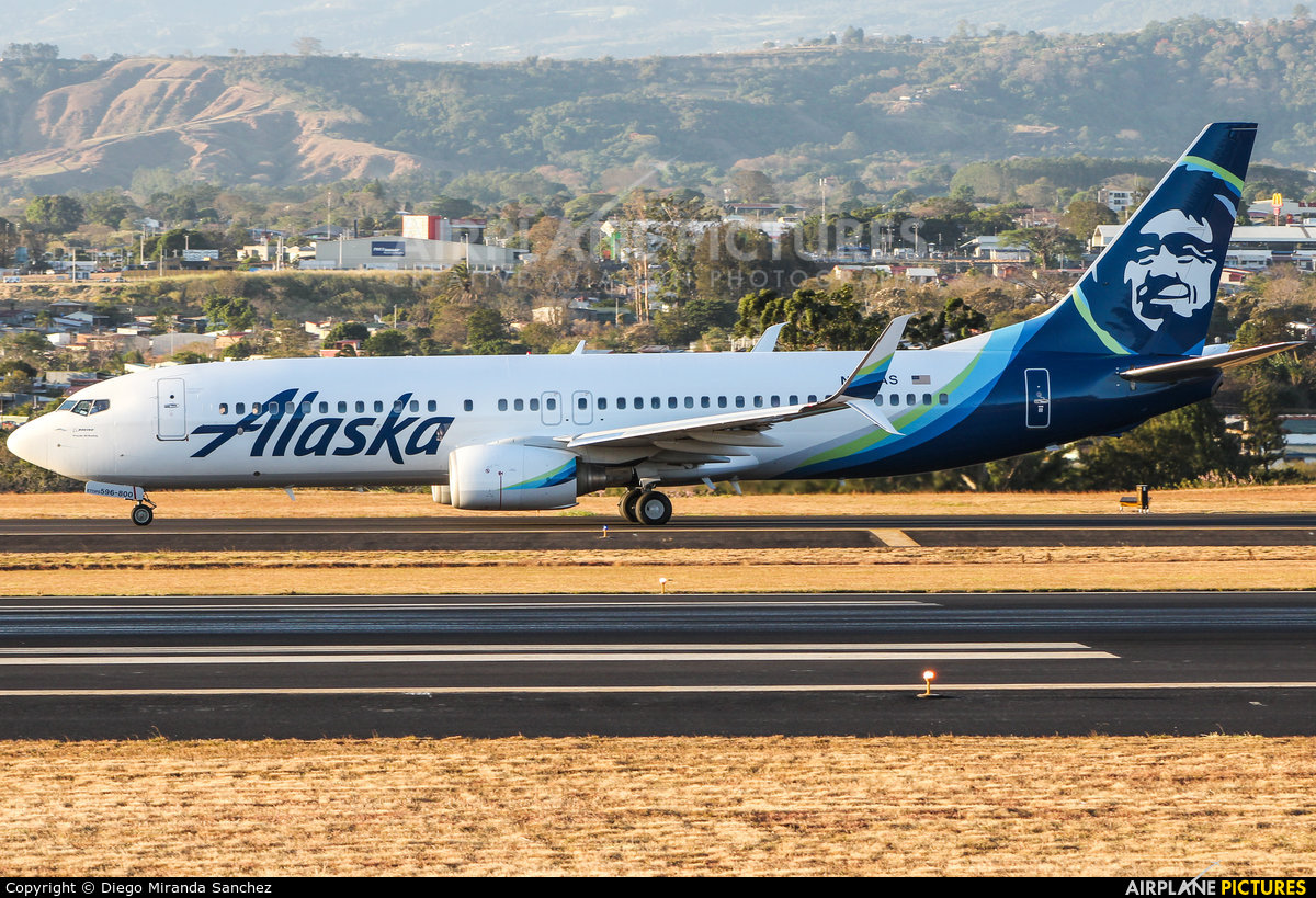 Alaska Airlines N596AS aircraft at San Jose - Juan Santamaría Intl