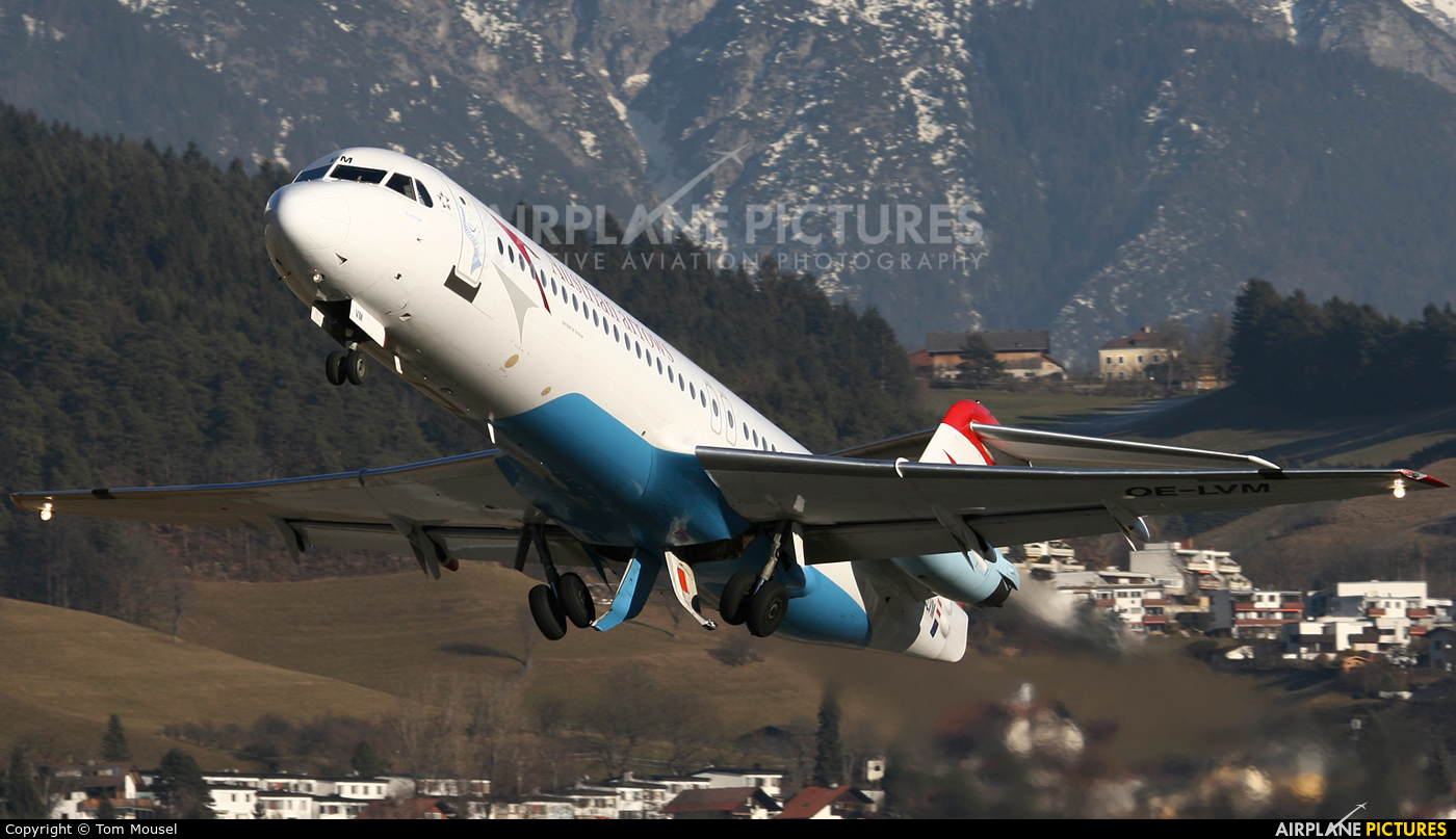 Austrian Airlines/Arrows/Tyrolean OE-LVM aircraft at Innsbruck
