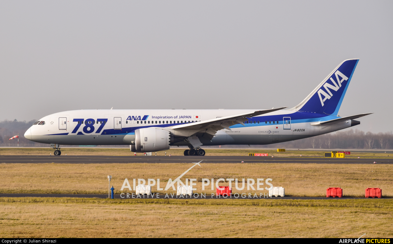 ANA - All Nippon Airways JA820A aircraft at Düsseldorf