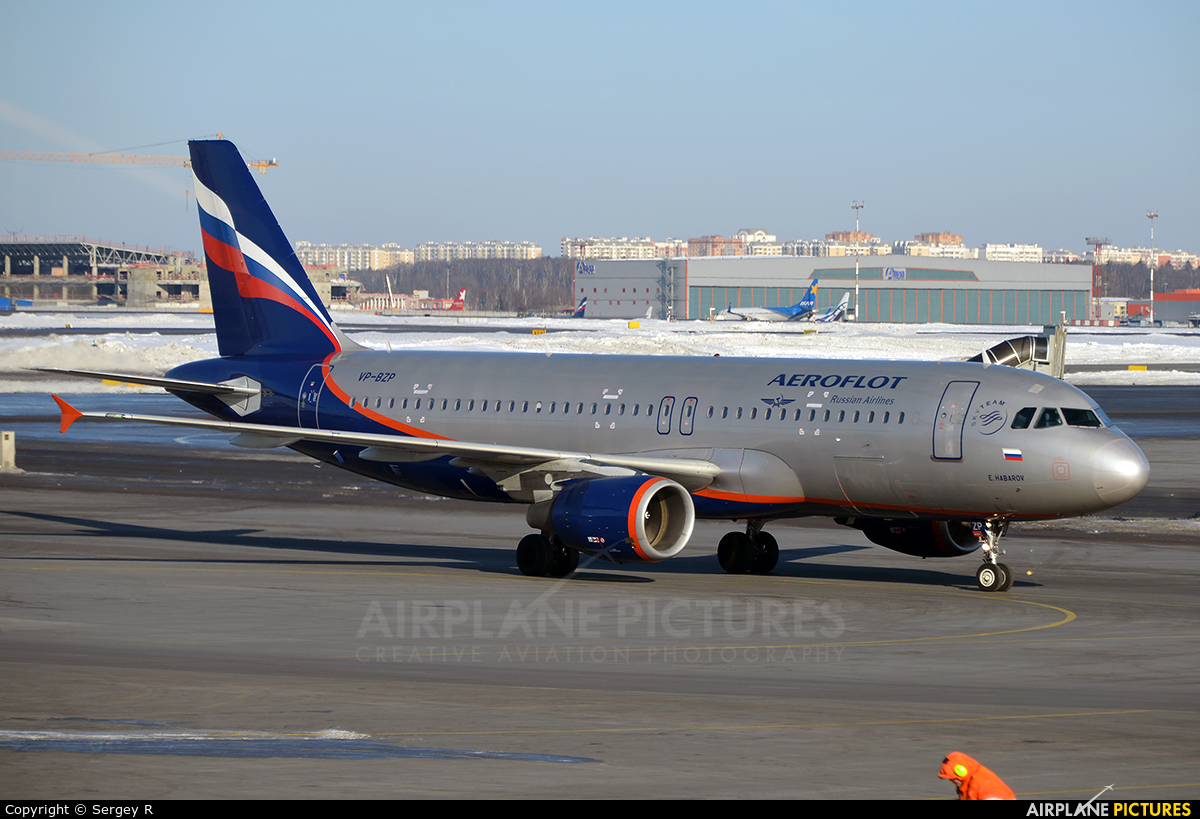 Aeroflot VP-BZP aircraft at Moscow - Sheremetyevo