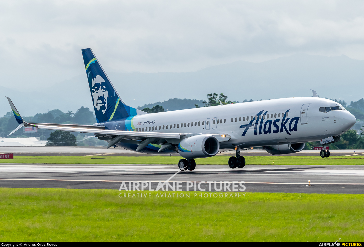 Alaska Airlines N579AS aircraft at San Jose - Juan Santamaría Intl