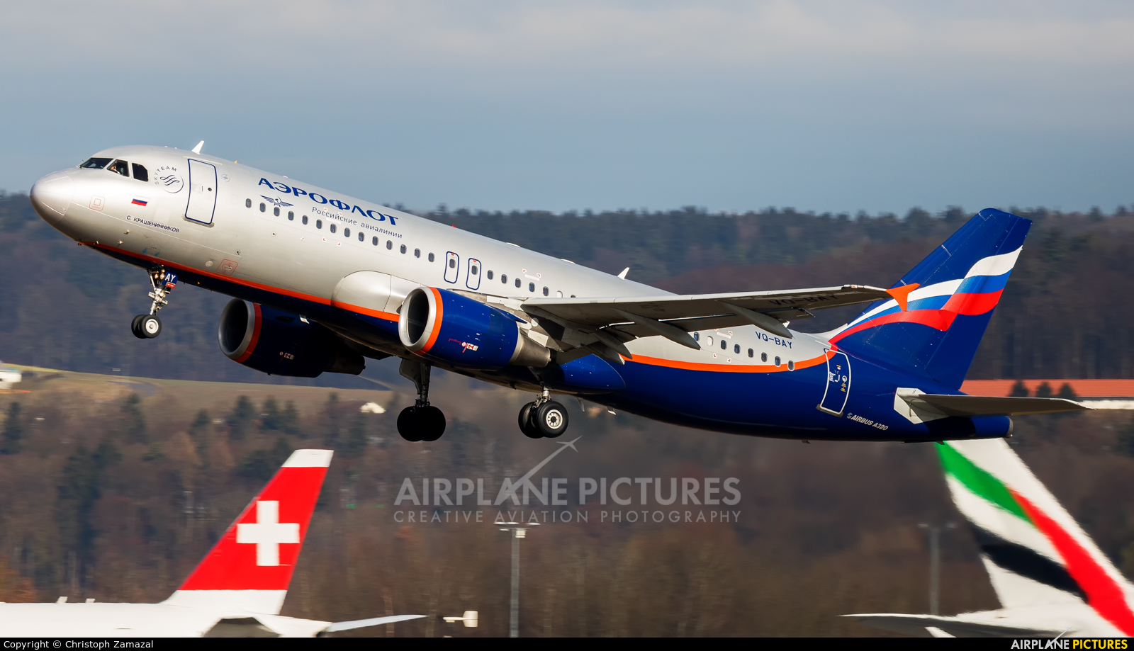 Aeroflot VQ-BAY aircraft at Zurich