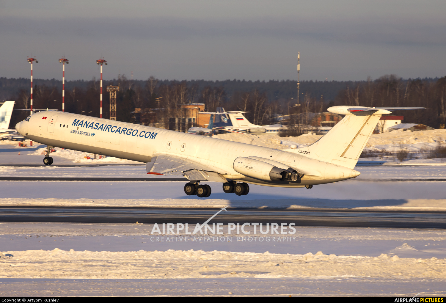 Manas Air Cargo EX-62001 aircraft at Moscow - Vnukovo