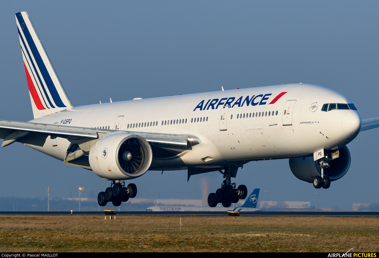 Air France F-GSPQ aircraft at Paris - Charles de Gaulle