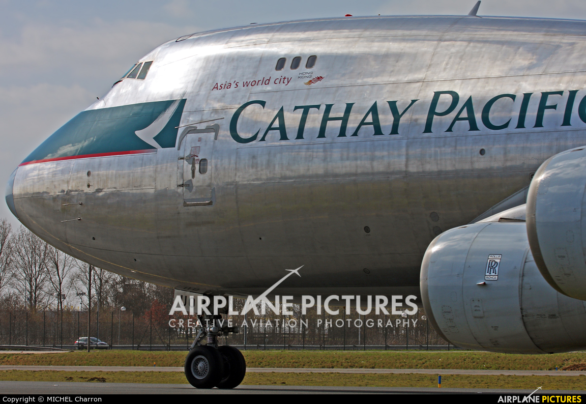 Cathay Pacific Cargo B-HUO aircraft at Paris - Charles de Gaulle