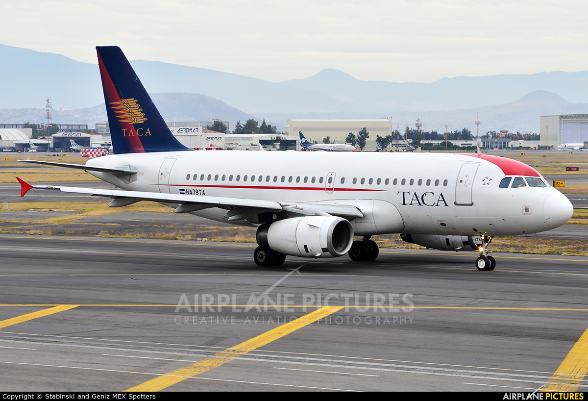TACA N478TA aircraft at Mexico City - Licenciado Benito Juarez Intl