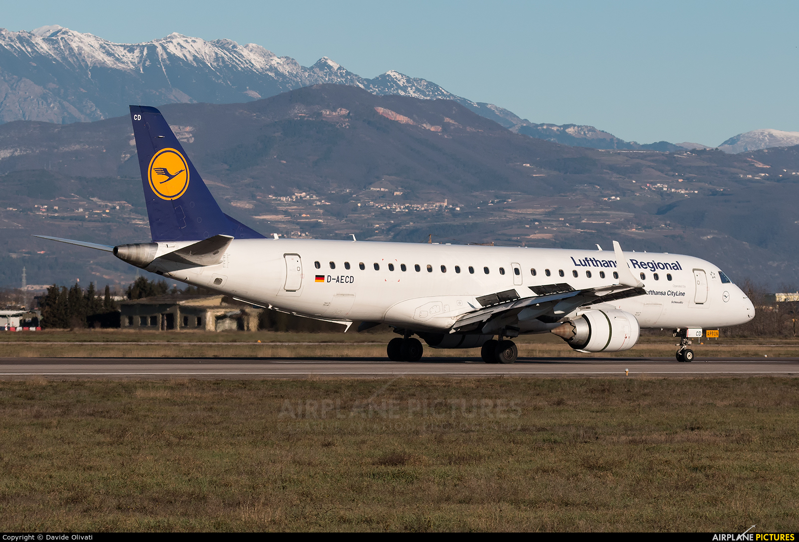 Lufthansa Regional - CityLine D-AECD aircraft at Verona - Villafranca