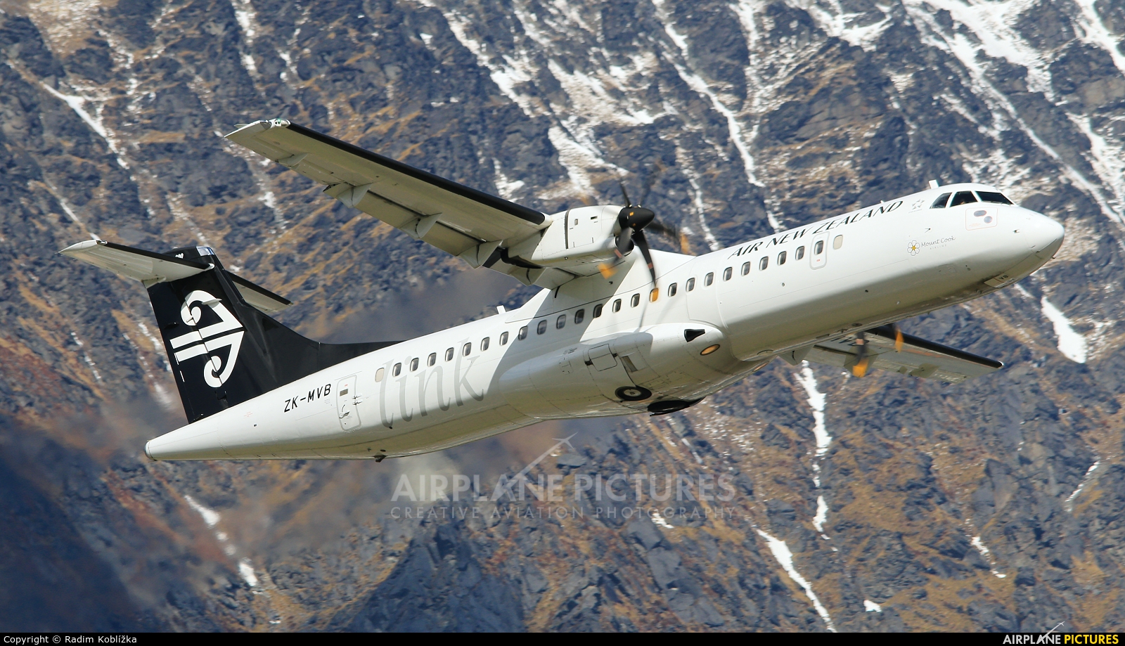 Air New Zealand Link - Mount Cook Airline ZK-MVB aircraft at Queenstown - Frankton