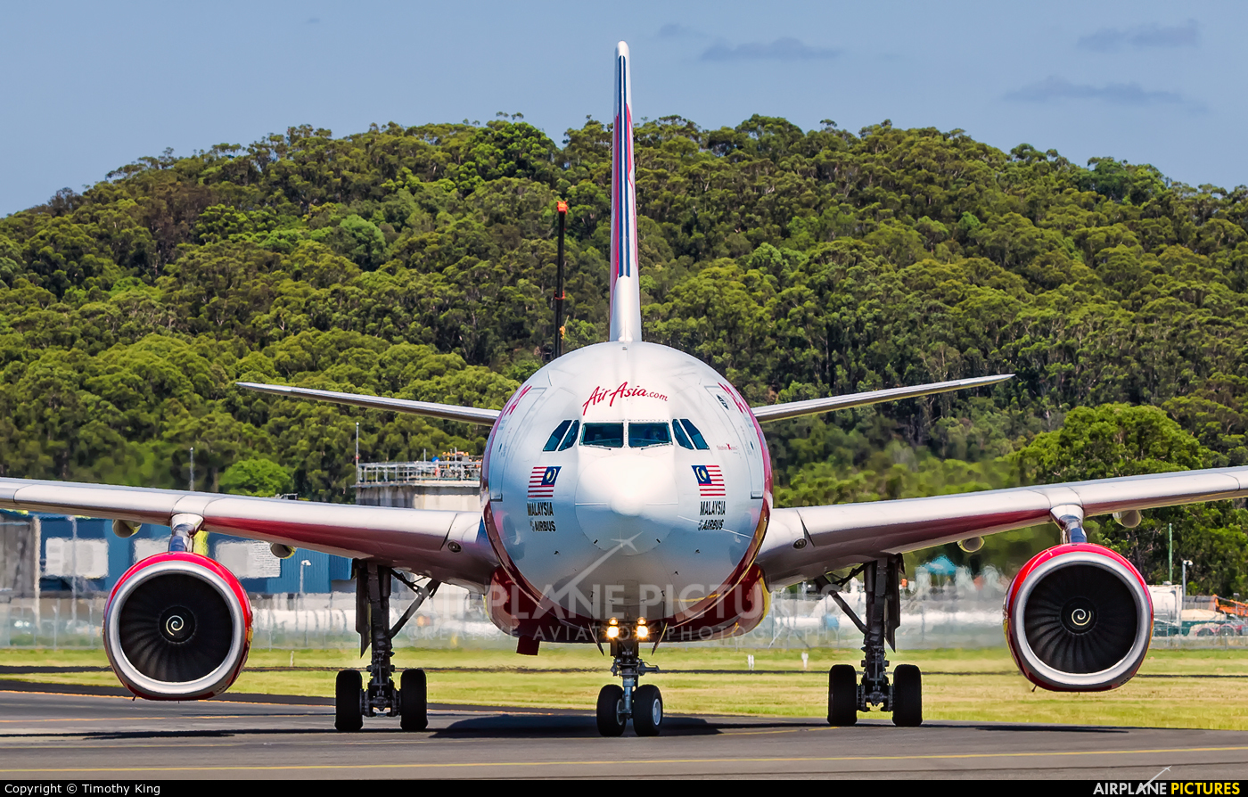 AirAsia X 9M-XXG aircraft at Coolangatta - Gold Coast, QLD