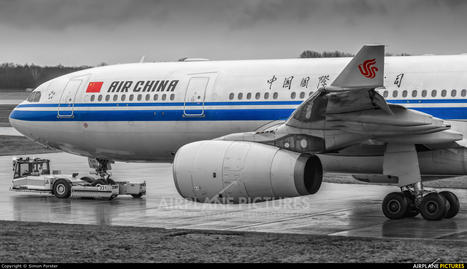 Air China B-6536 aircraft at Munich