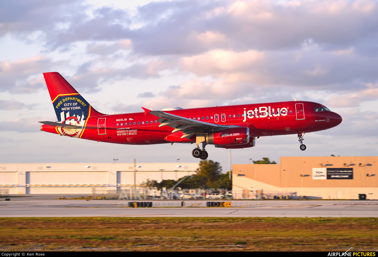 JetBlue Airways N615JB aircraft at Fort Lauderdale - Hollywood Intl