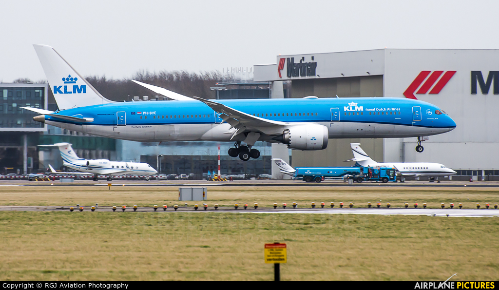 KLM PH-BHE aircraft at Amsterdam - Schiphol