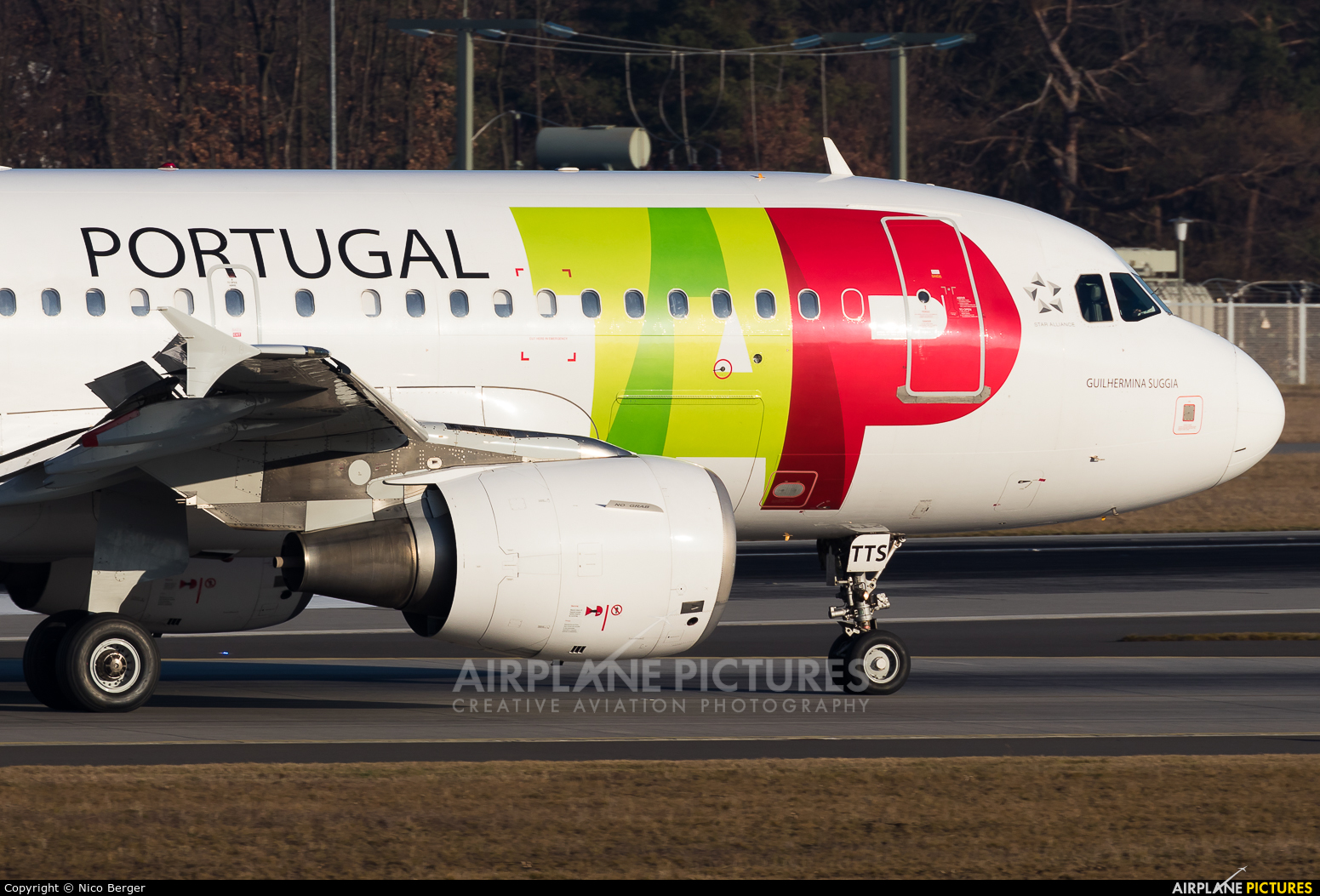 TAP Portugal CS-TTS aircraft at Frankfurt