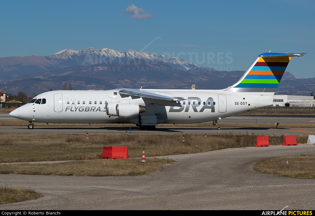 BRA (Sweden) SE-DSY aircraft at Verona - Villafranca