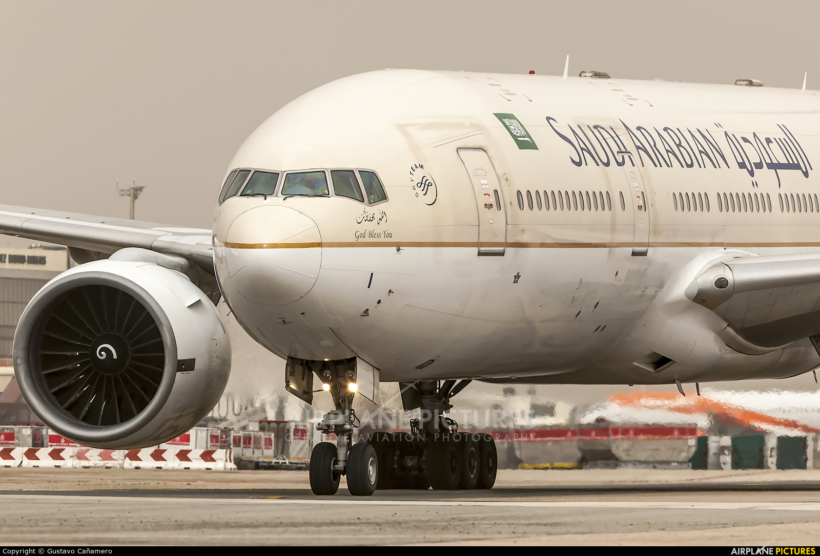 Saudi Arabian Airlines HZ-AKI aircraft at Madrid - Barajas