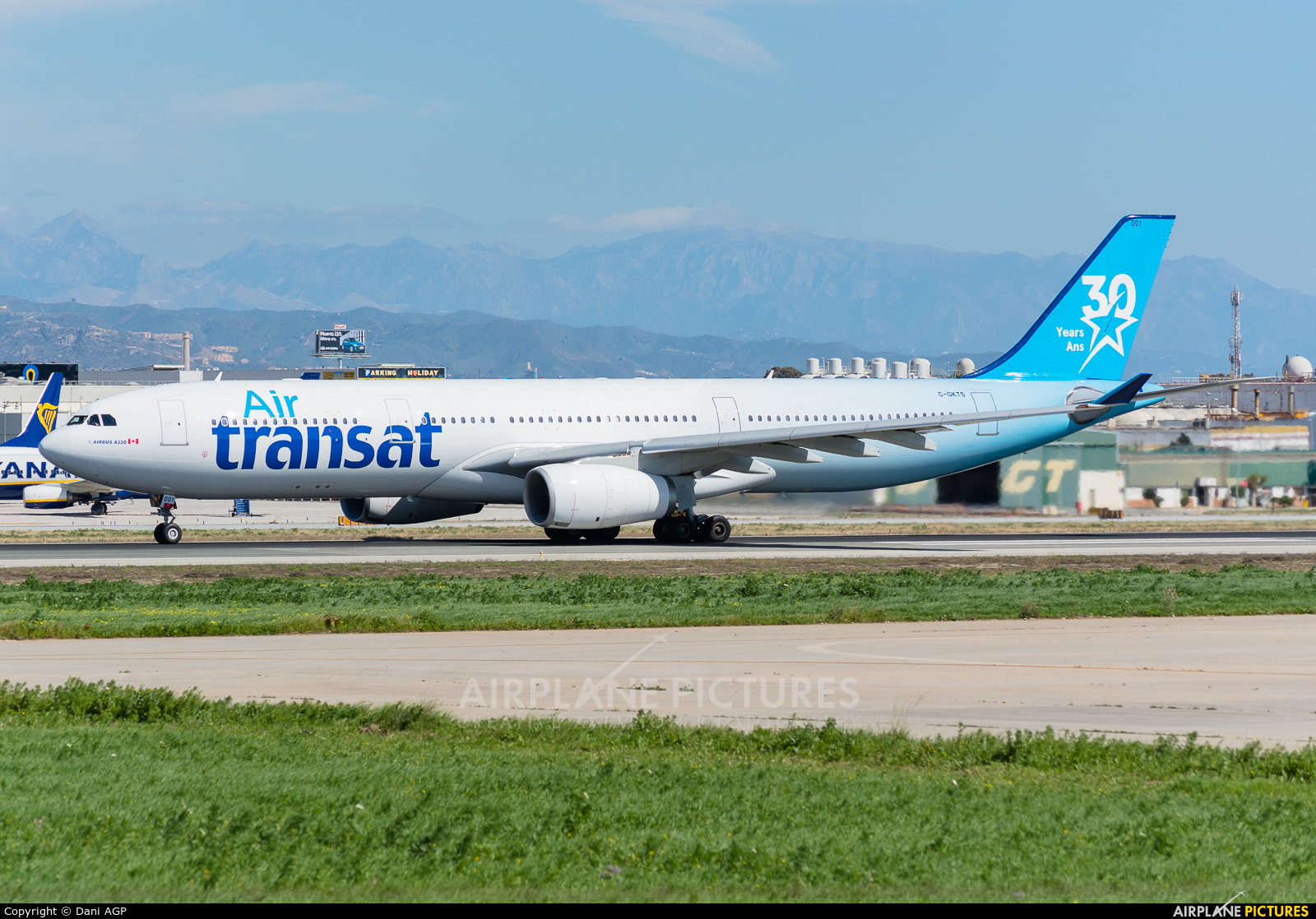 Air Transat C-GKTS aircraft at Málaga