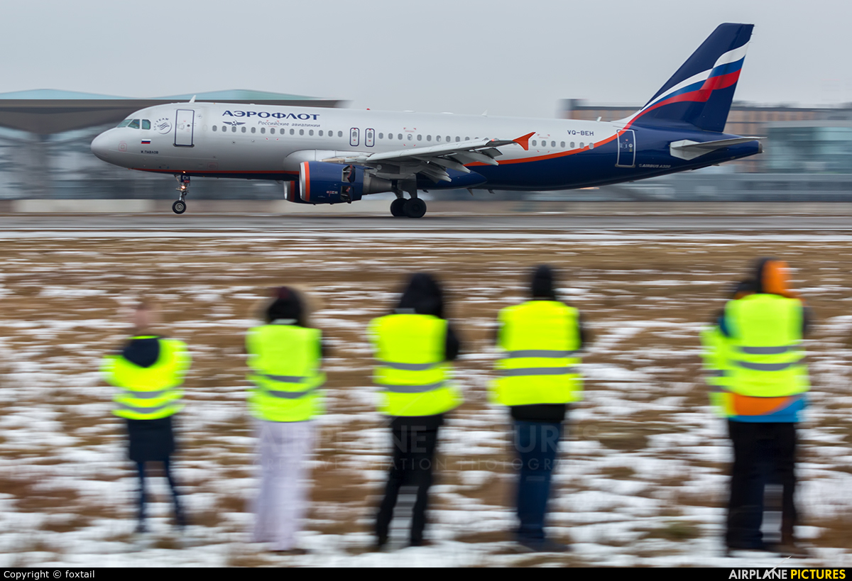 Aeroflot VQ-BEH aircraft at St. Petersburg - Pulkovo