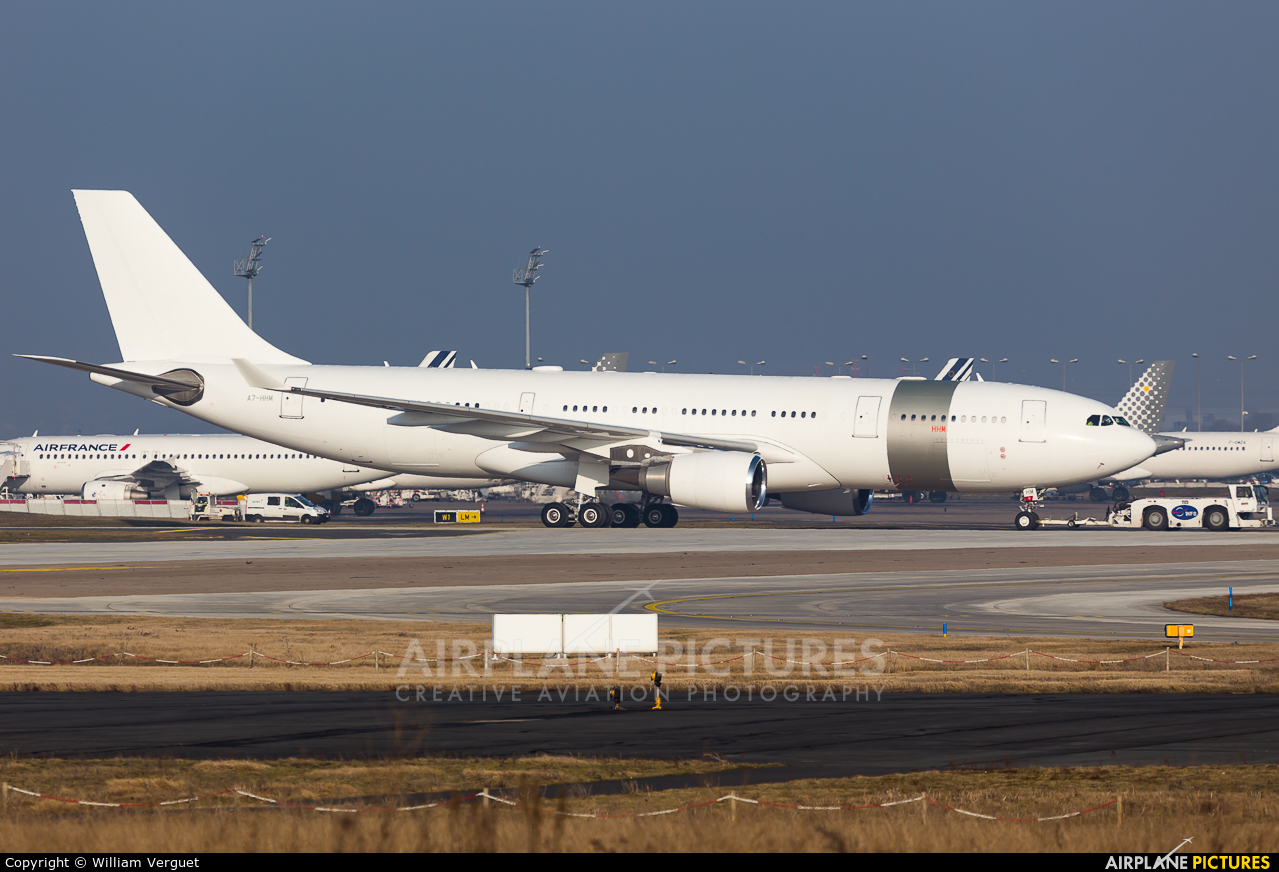 Qatar Amiri Flight A7-HHM aircraft at Paris - Orly