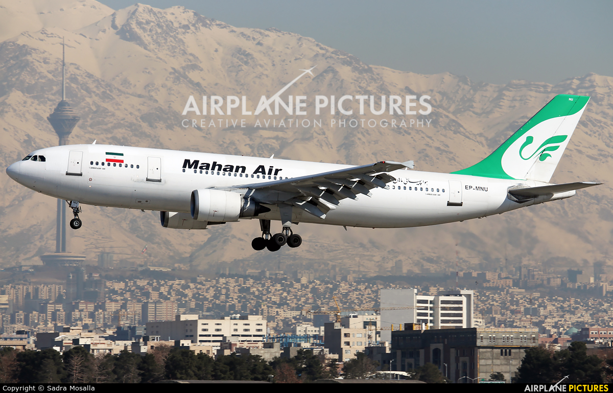 Mahan Air EP-MNU aircraft at Tehran - Mehrabad Intl