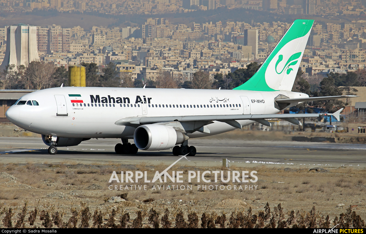 Mahan Air EP-MHO aircraft at Tehran - Mehrabad Intl