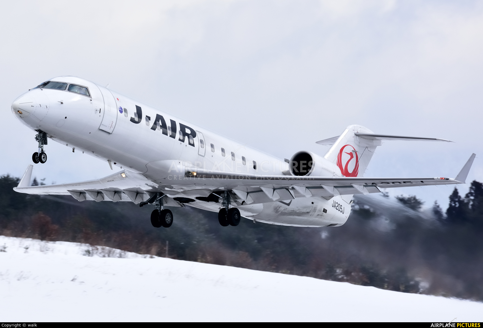 J-Air JA205J aircraft at Akita