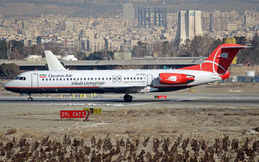 EP-FQG - Qeshm Airlines Fokker 100