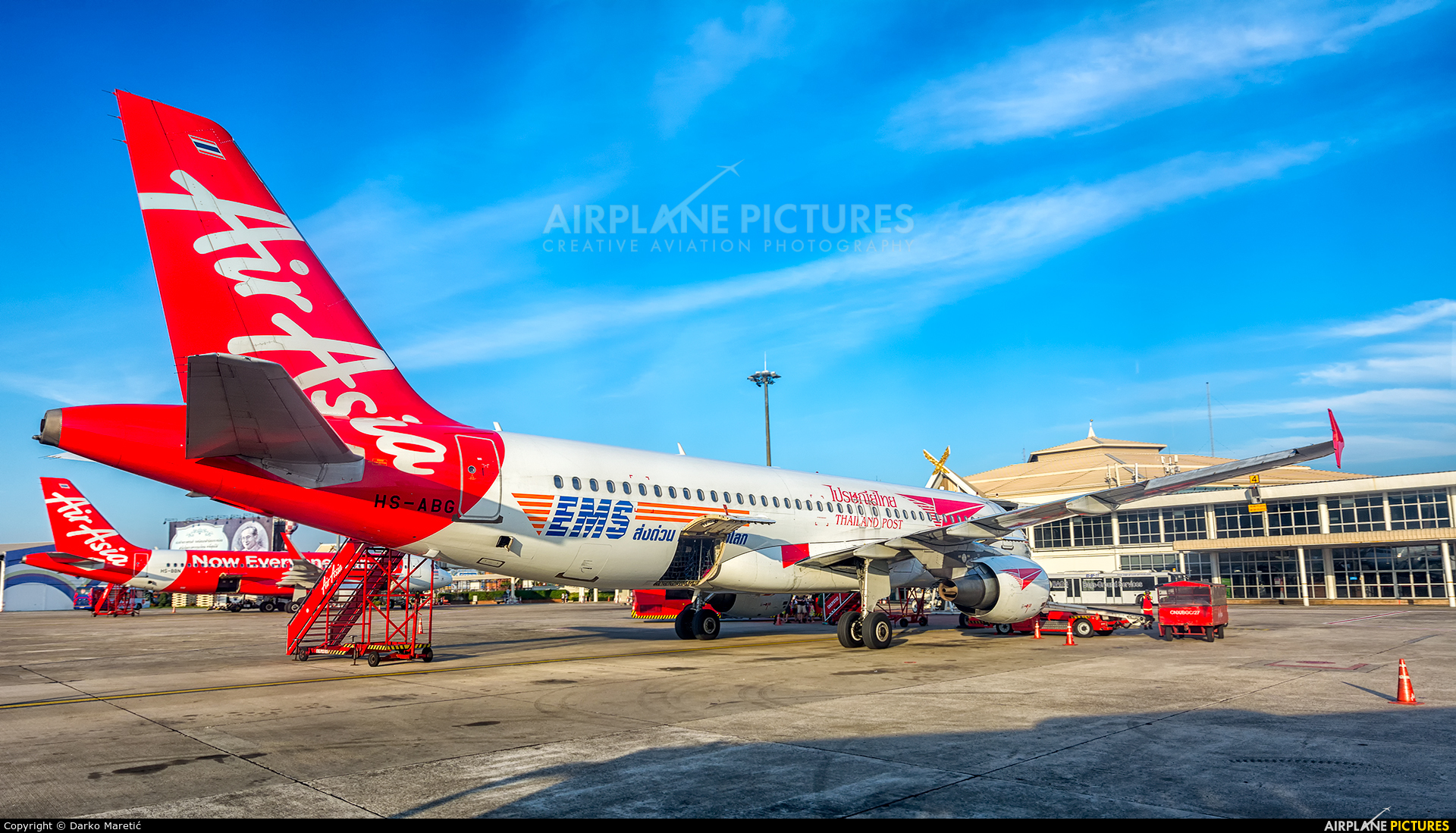 AirAsia (Thailand) HS-ABG aircraft at Chiang-Mai