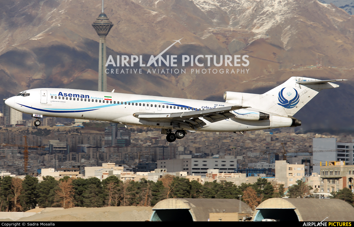 Iran Aseman EP-ASB aircraft at Tehran - Mehrabad Intl