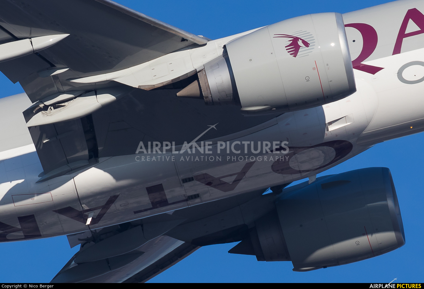 Qatar Airways Cargo A7-BFB aircraft at Frankfurt