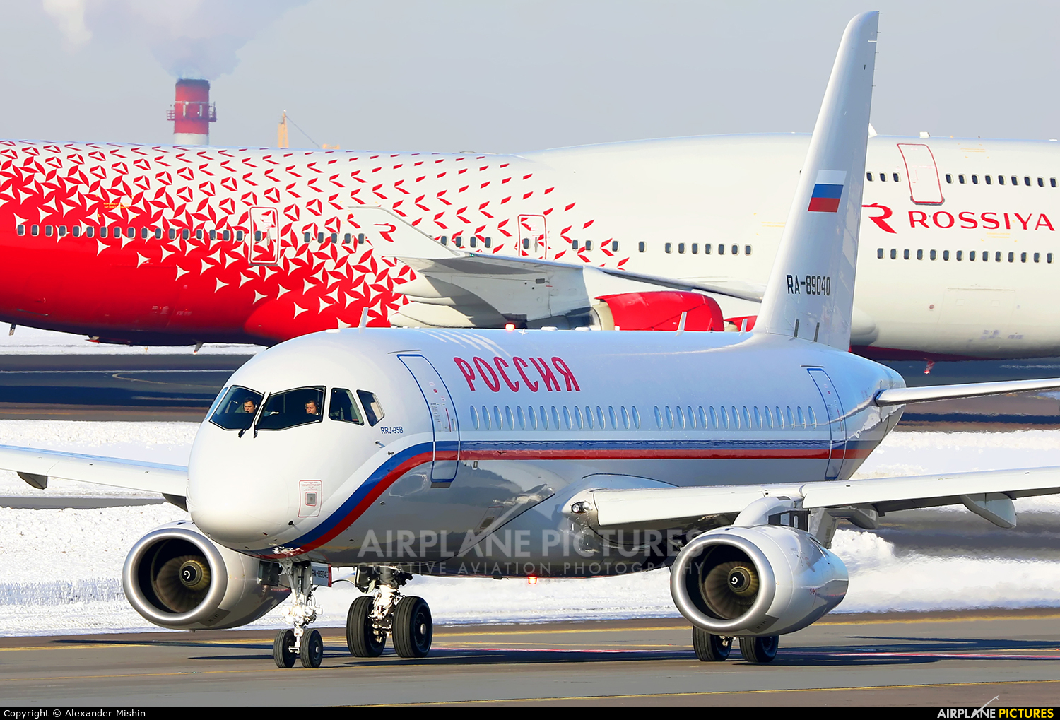Rossiya RA-89040 aircraft at Moscow - Vnukovo