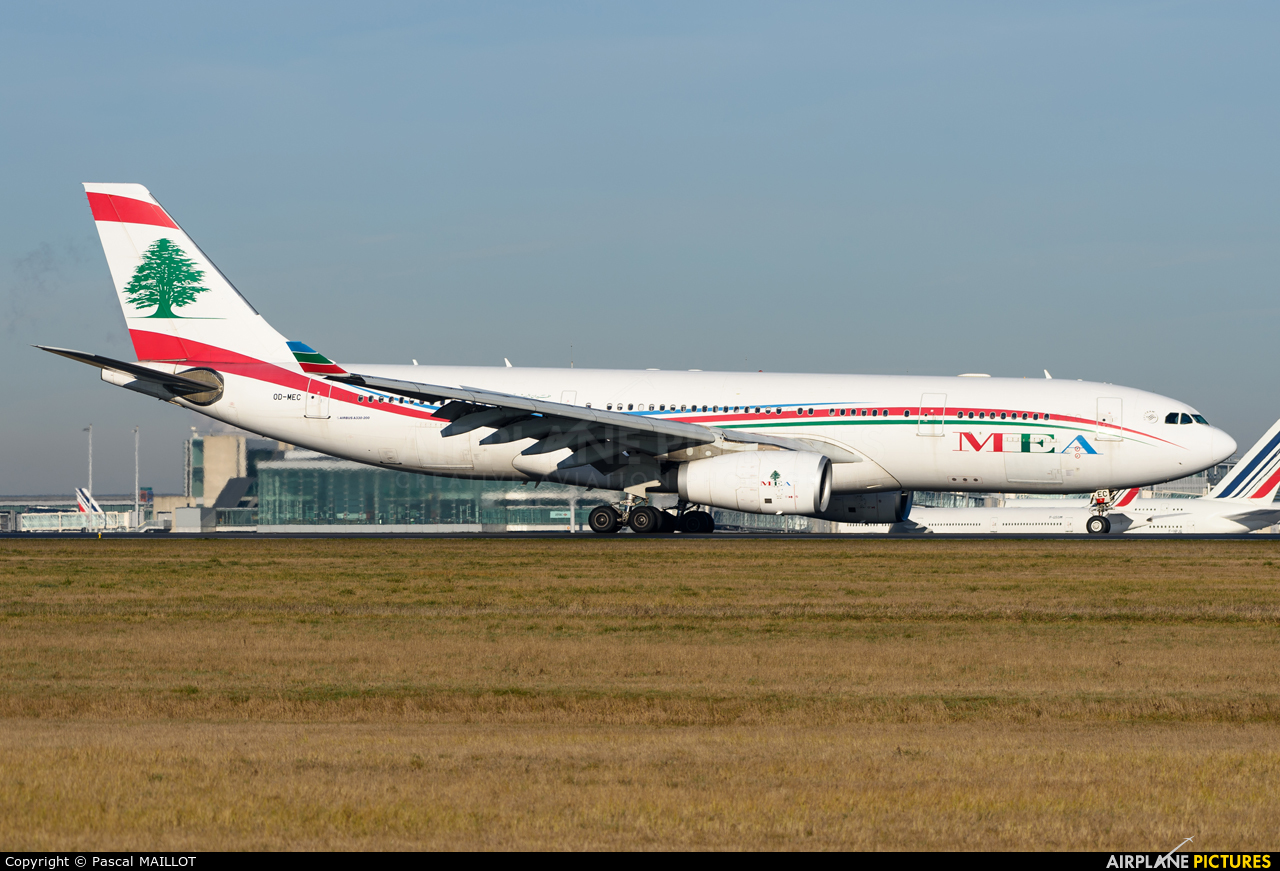 MEA - Middle East Airlines OD-MEC aircraft at Paris - Charles de Gaulle